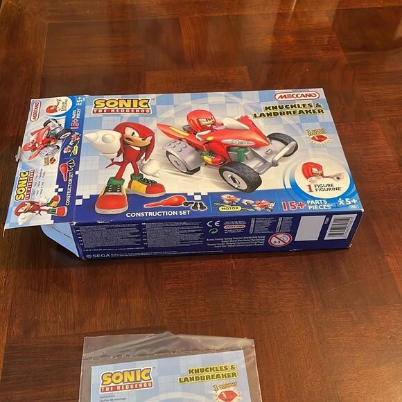 Meccano Sonic The Hedgehog Knuckles & Landbreaker New - Picture 2 of 7